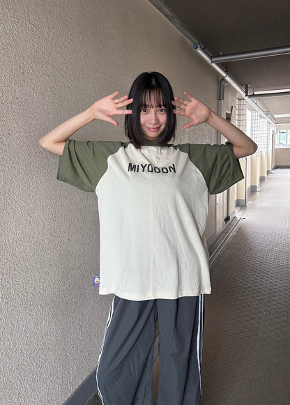 アボカドカラーラグランスリーブTシャツ